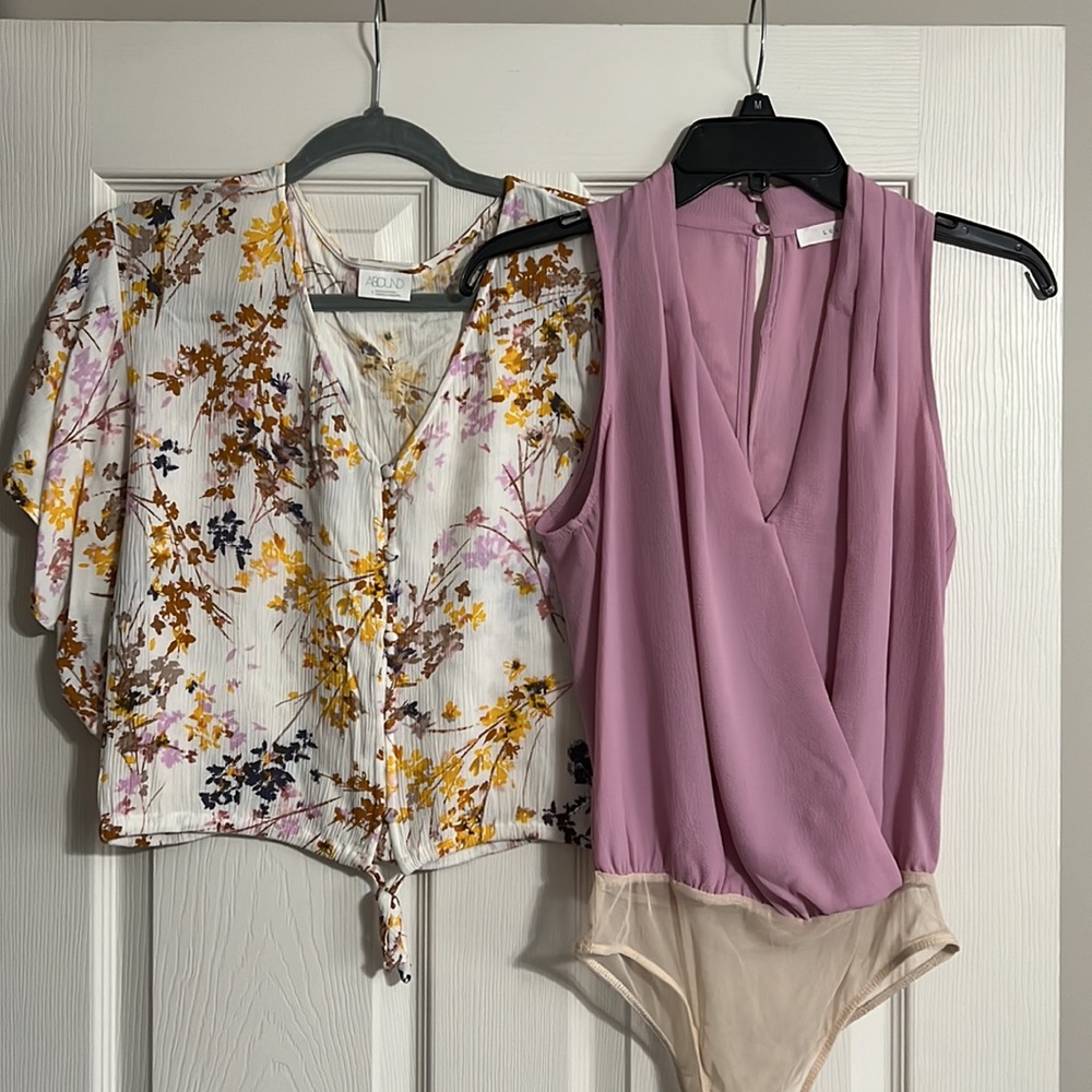1 Blouse and 1 Bodysuit